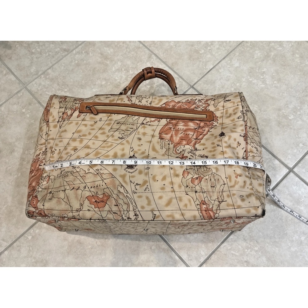 FRED'S‎ INT'L Set of 2 Wanderlust Map Travel Bag Carry-on Duffle Bag Weekenders - Picture 4 of 14